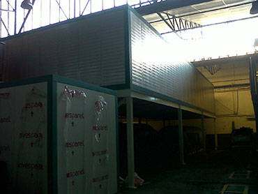 Cerramiento fachada cubierta para horno 4